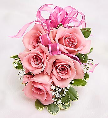 Pink Rose Corsage