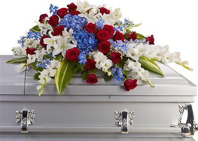 Distinguished Service Casket Spray